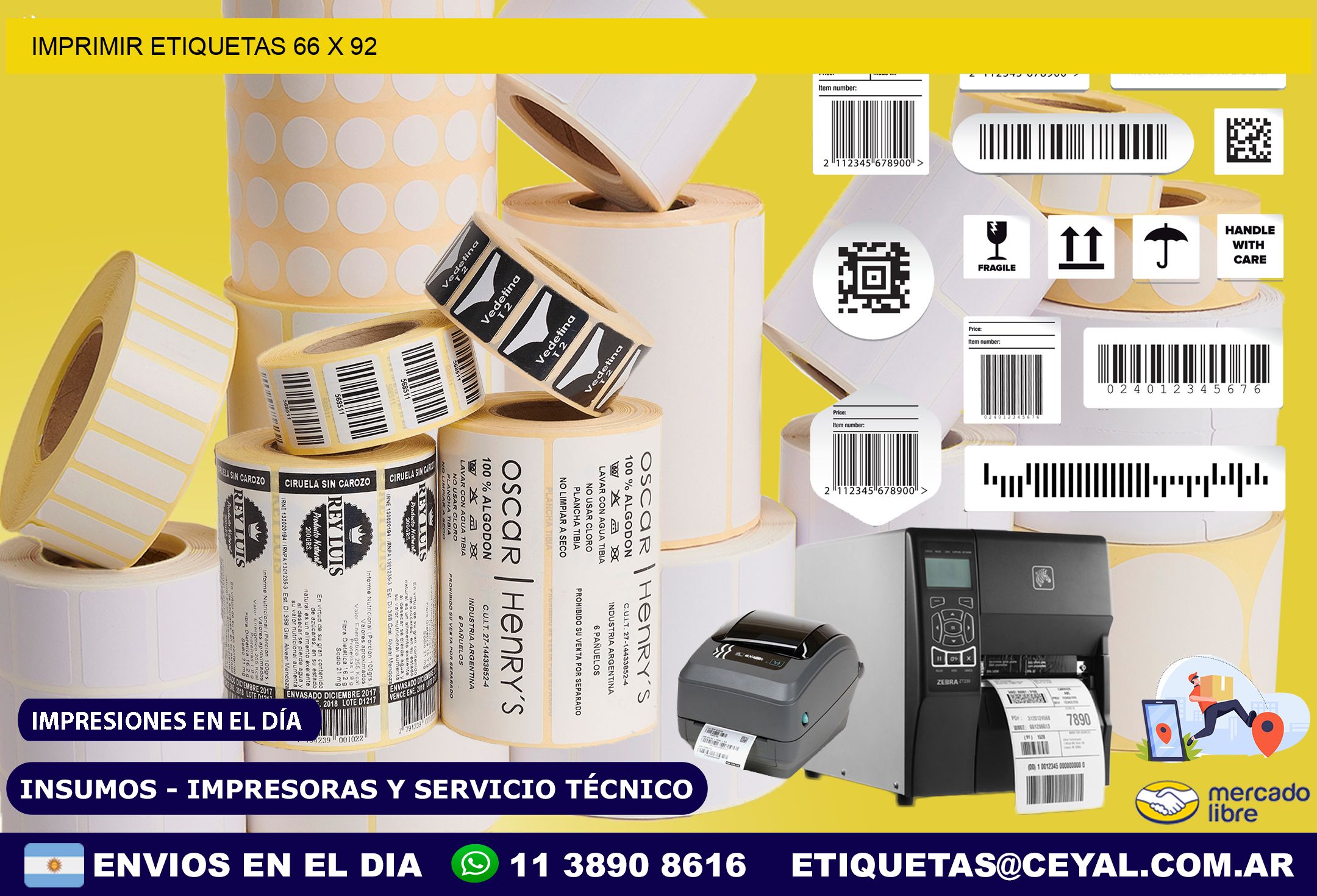 IMPRIMIR ETIQUETAS 66 x 92
