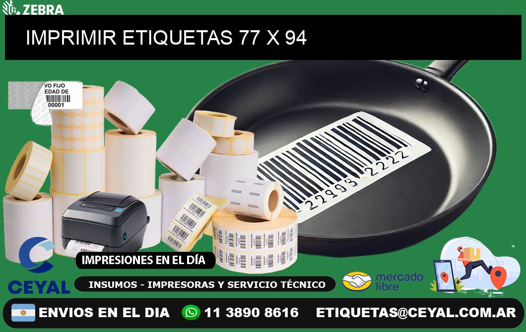 IMPRIMIR ETIQUETAS 77 x 94