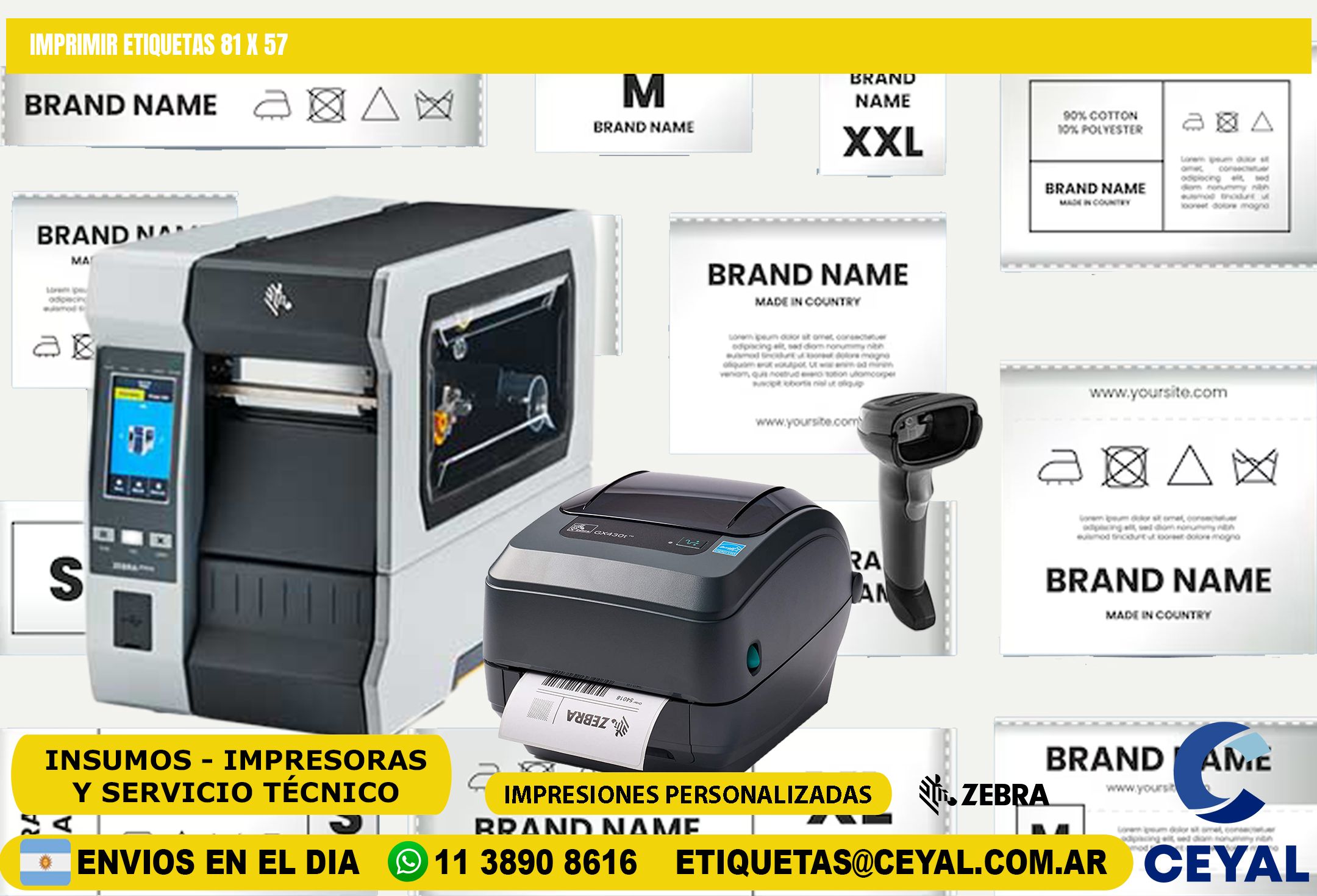 IMPRIMIR ETIQUETAS 81 x 57