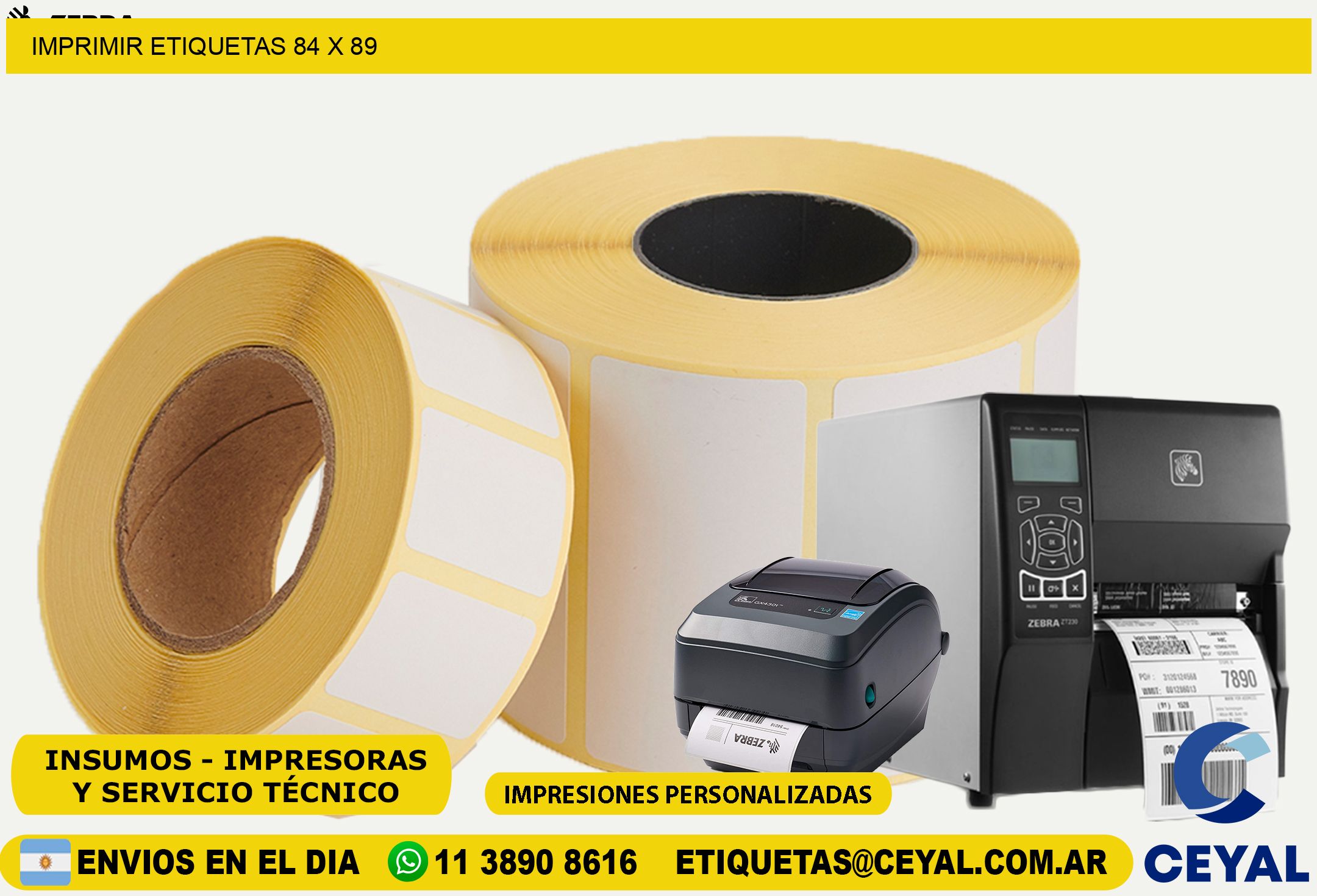 IMPRIMIR ETIQUETAS 84 x 89