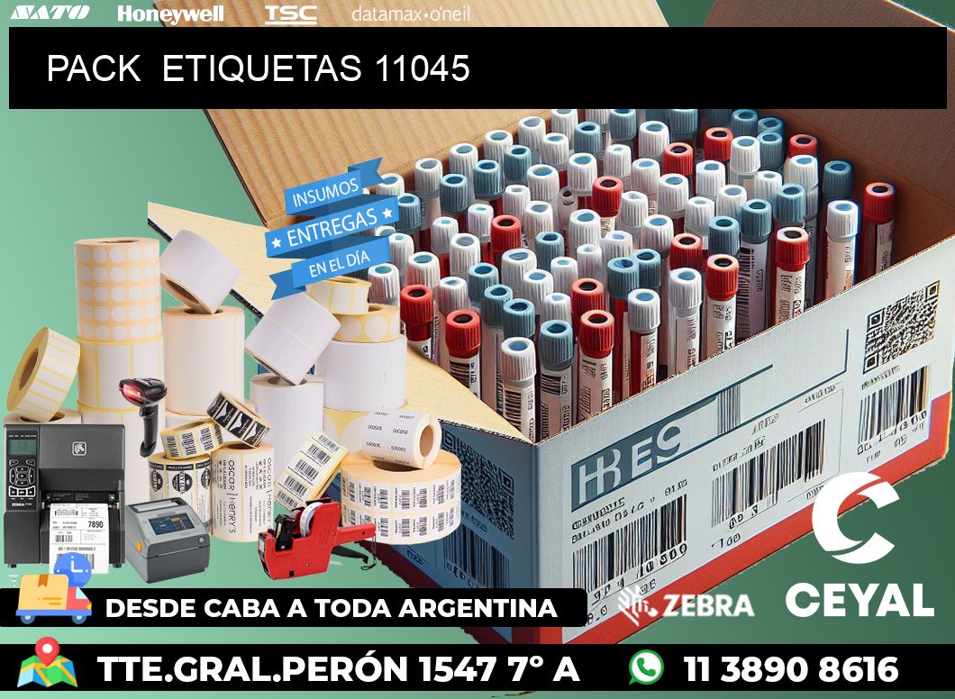 PACK  ETIQUETAS 11045