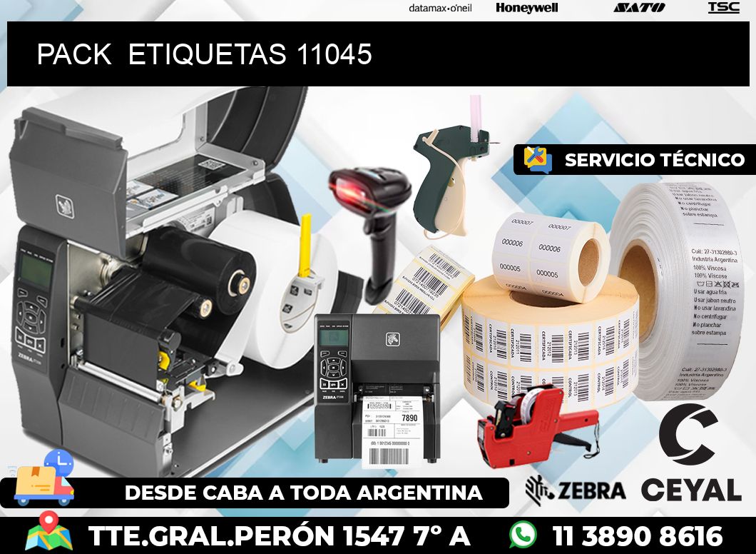 PACK  ETIQUETAS 11045