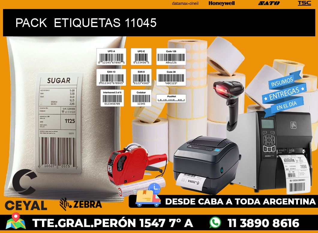 PACK  ETIQUETAS 11045