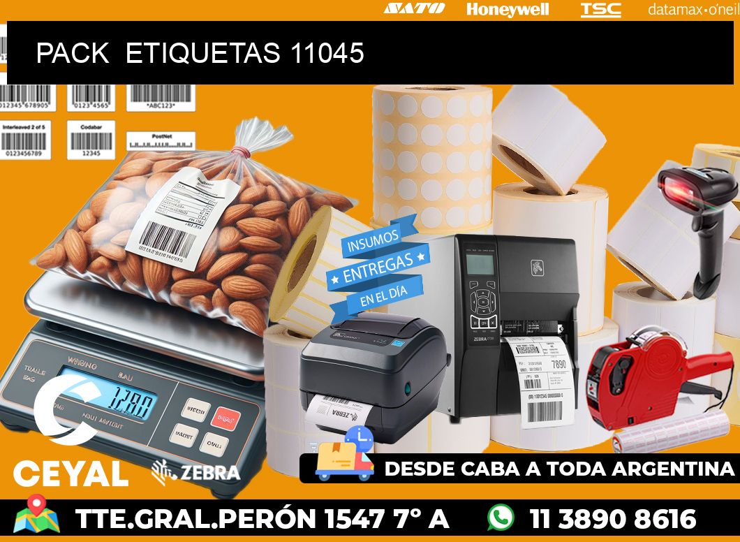 PACK  ETIQUETAS 11045
