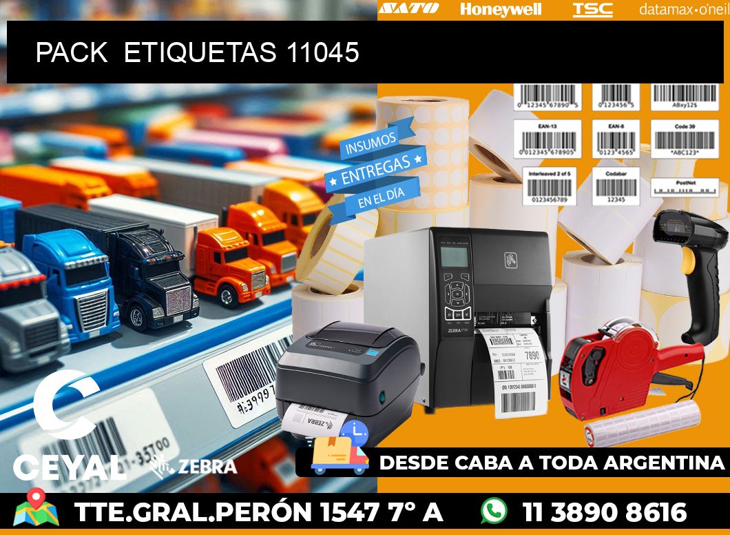 PACK  ETIQUETAS 11045