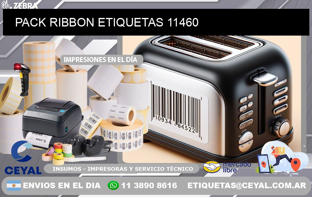 PACK RIBBON ETIQUETAS 11460
