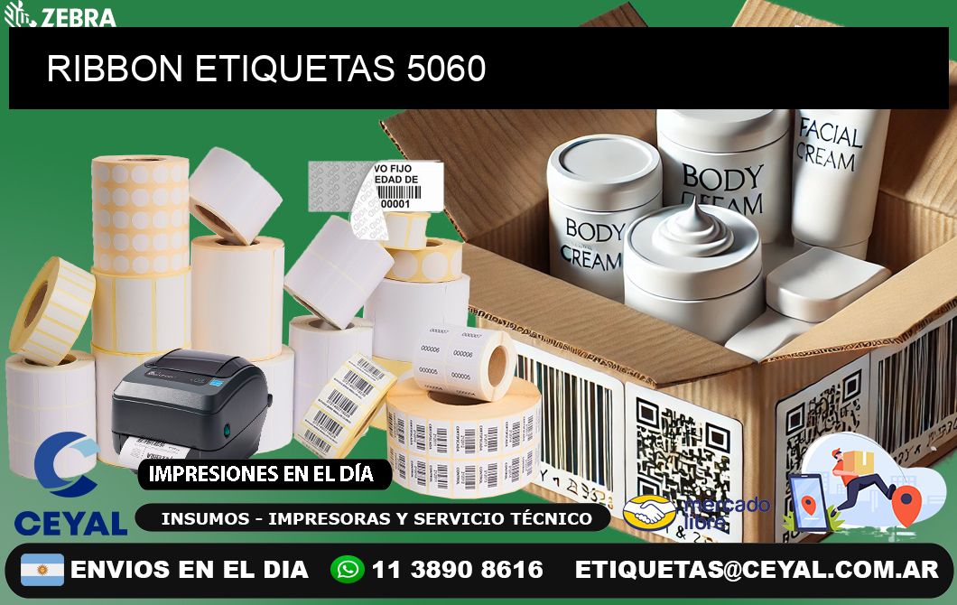 RIBBON ETIQUETAS 5060