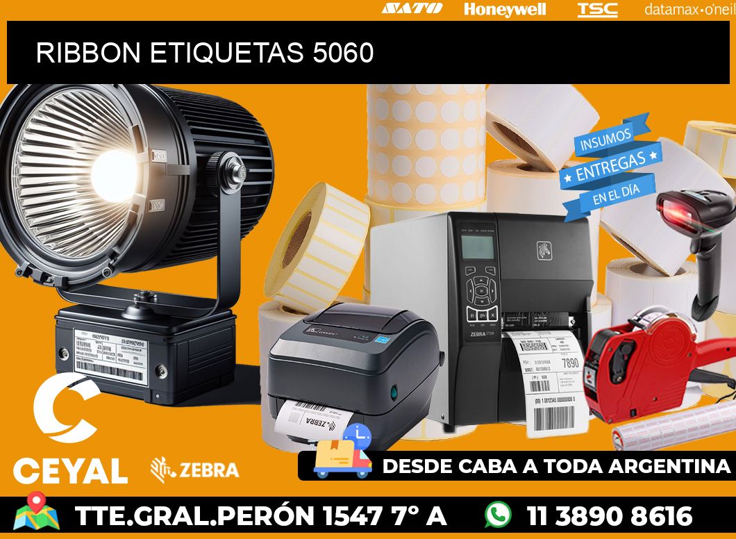 RIBBON ETIQUETAS 5060