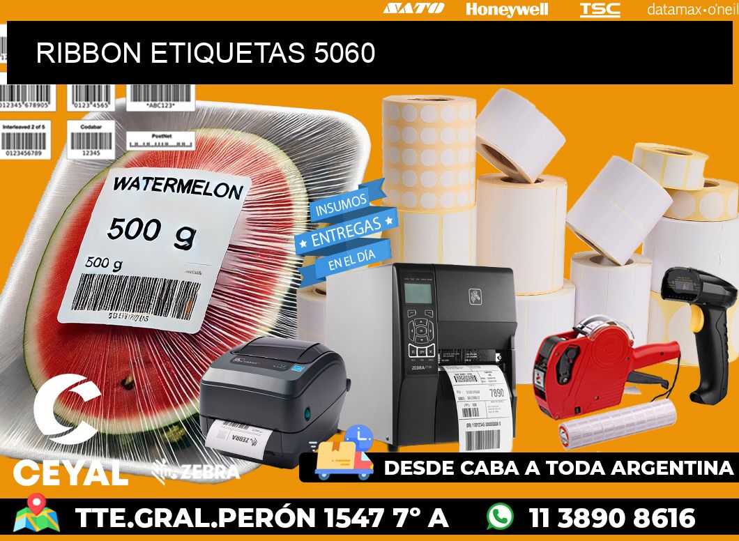 RIBBON ETIQUETAS 5060