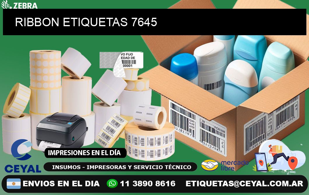 RIBBON ETIQUETAS 7645