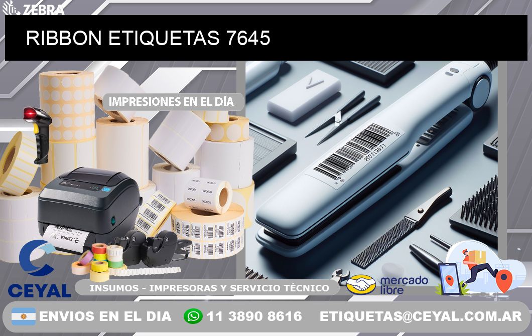 RIBBON ETIQUETAS 7645