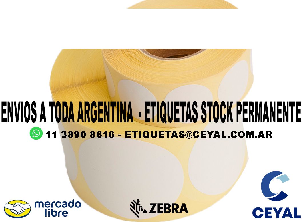 30 ETIQUETAS IMPRESAS 41 x 84 X25000 UNIDADES