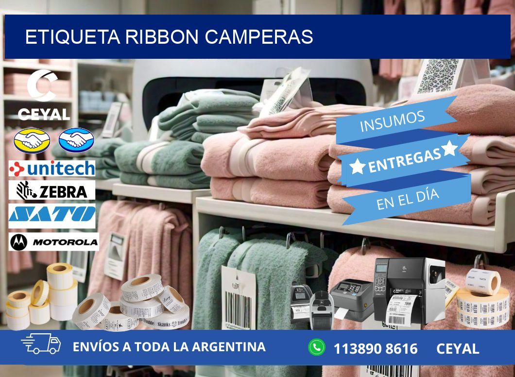 ETIQUETA RIBBON CAMPERAS