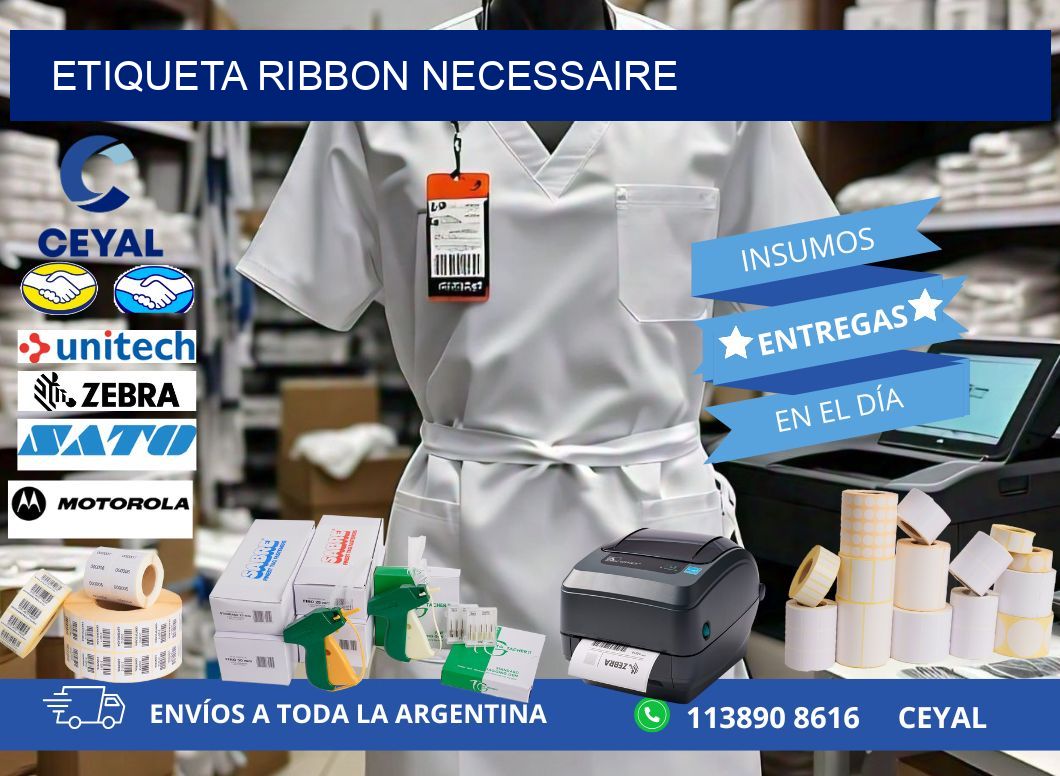 ETIQUETA RIBBON NECESSAIRE