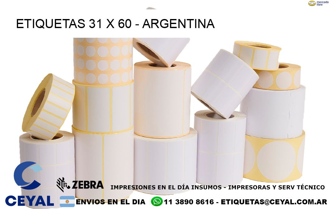 ETIQUETAS 31 x 60 – ARGENTINA