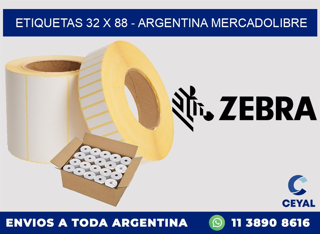 ETIQUETAS 32 x 88 – ARGENTINA MERCADOLIBRE