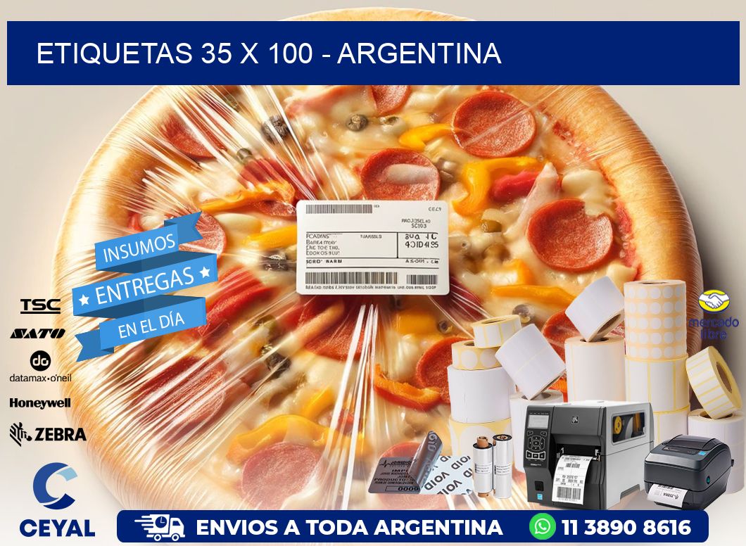ETIQUETAS 35 x 100 - ARGENTINA
