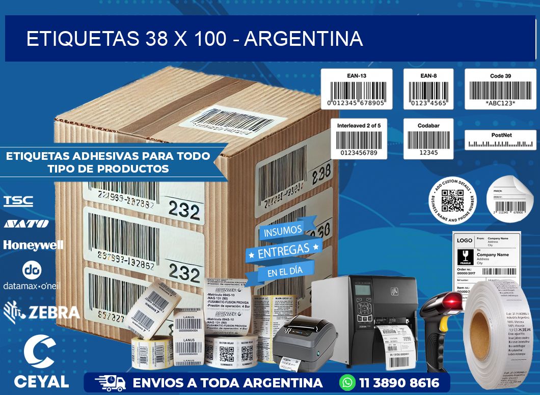 ETIQUETAS 38 x 100 – ARGENTINA