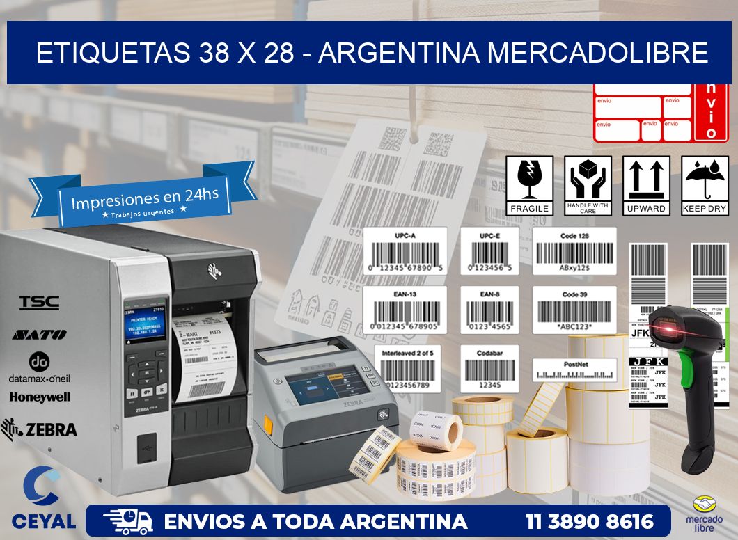 ETIQUETAS 38 x 28 – ARGENTINA MERCADOLIBRE