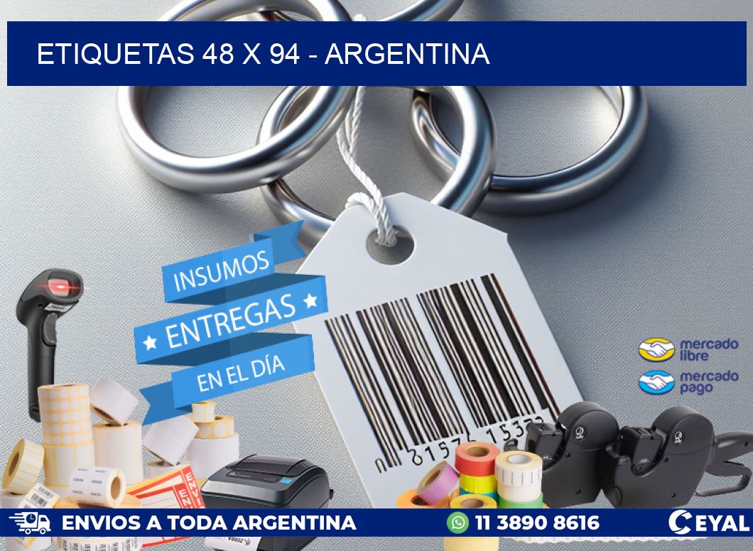 ETIQUETAS 48 x 94 - ARGENTINA