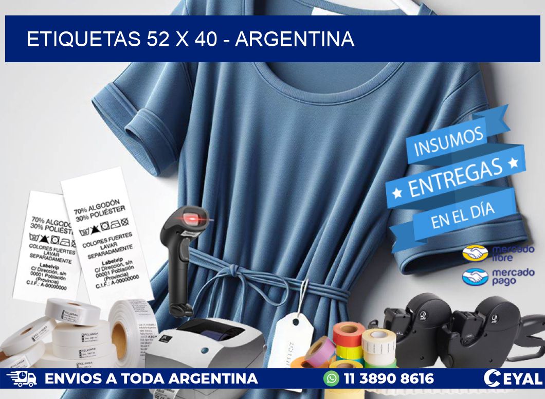 ETIQUETAS 52 x 40 – ARGENTINA