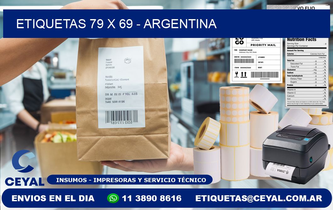 ETIQUETAS 79 x 69 - ARGENTINA