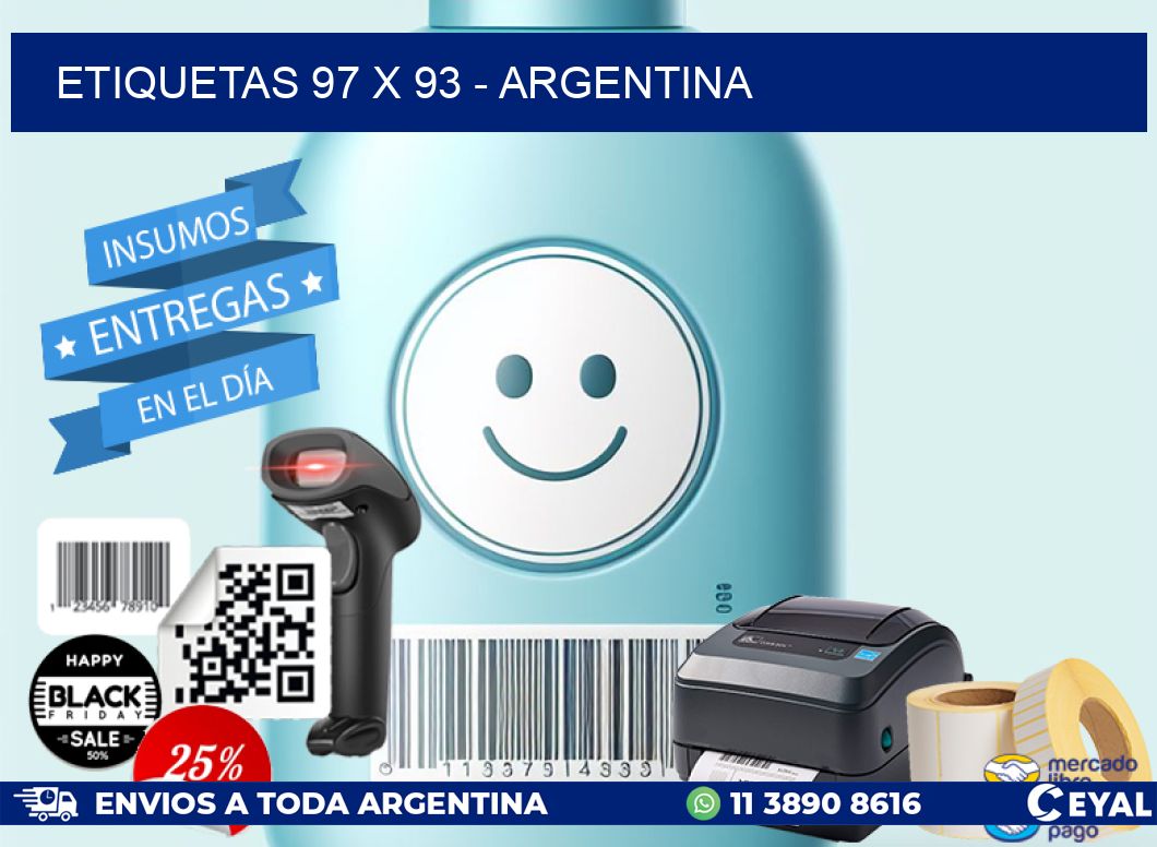 ETIQUETAS 97 x 93 - ARGENTINA