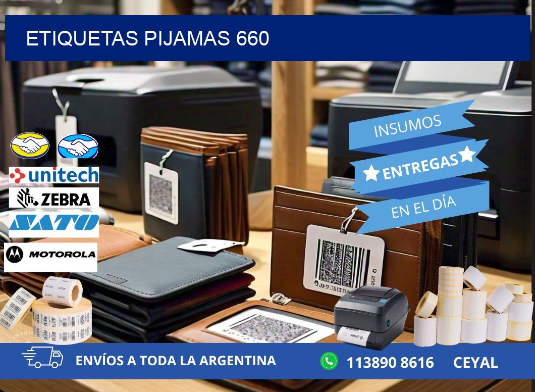 ETIQUETAS PIJAMAS 660