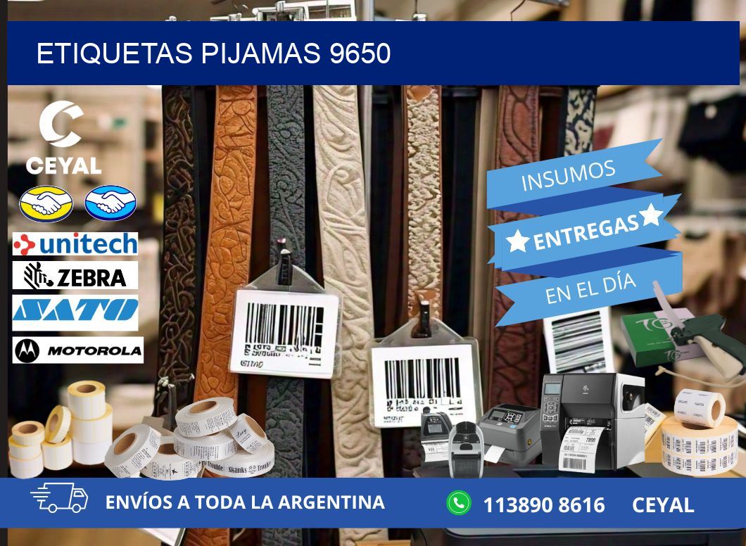 ETIQUETAS PIJAMAS 9650