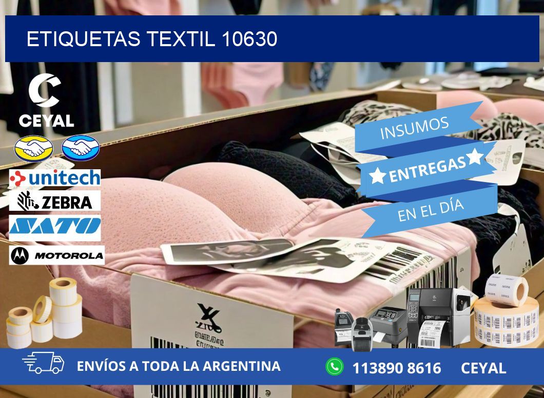 ETIQUETAS TEXTIL 10630