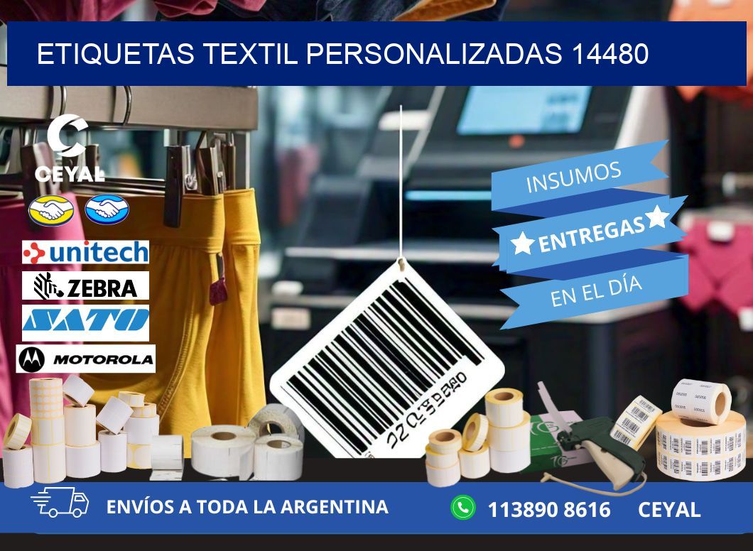 ETIQUETAS TEXTIL PERSONALIZADAS 14480