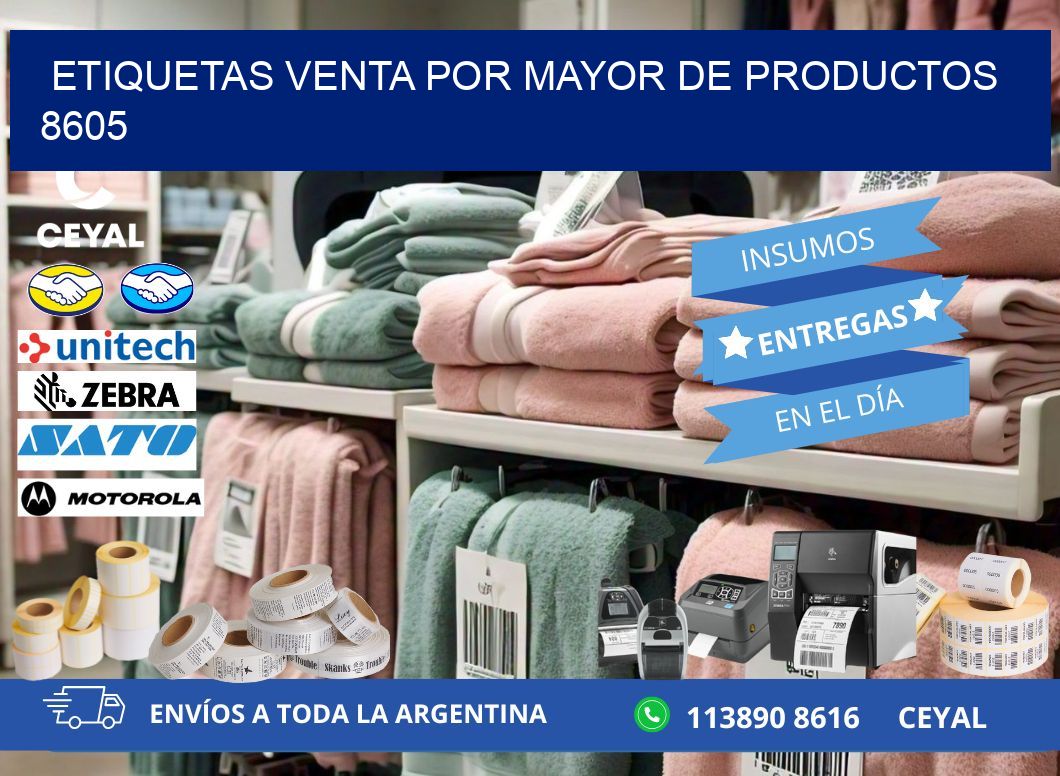 ETIQUETAS VENTA POR MAYOR DE PRODUCTOS 8605
