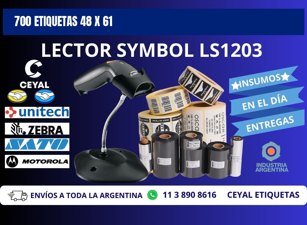 700 ETIQUETAS 48 x 61