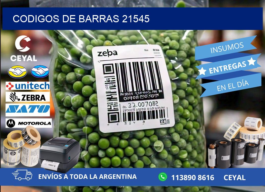 CODIGOS DE BARRAS 21545