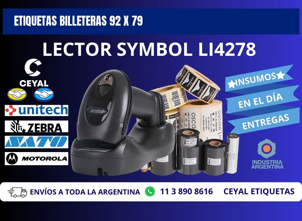 ETIQUETAS BILLETERAS 92 x 79