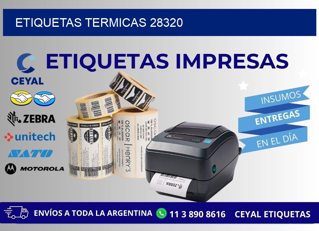 ETIQUETAS TERMICAS 28320