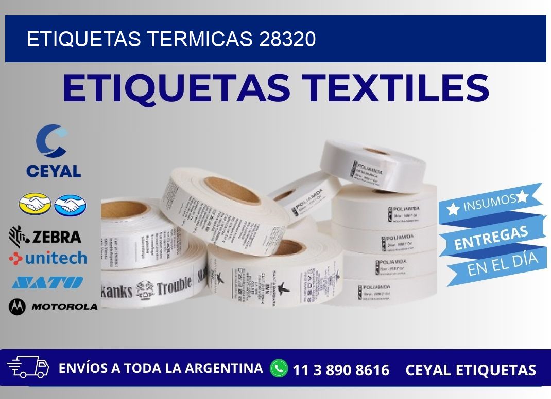 ETIQUETAS TERMICAS 28320