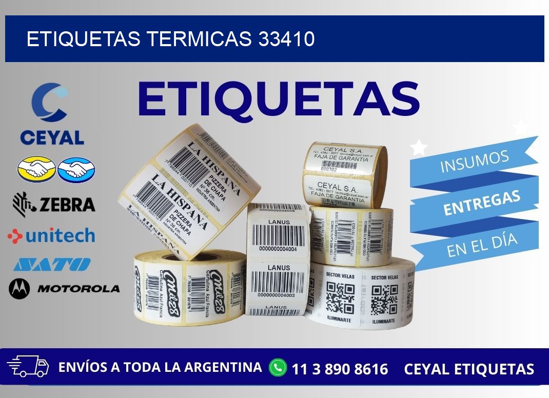 ETIQUETAS TERMICAS 33410