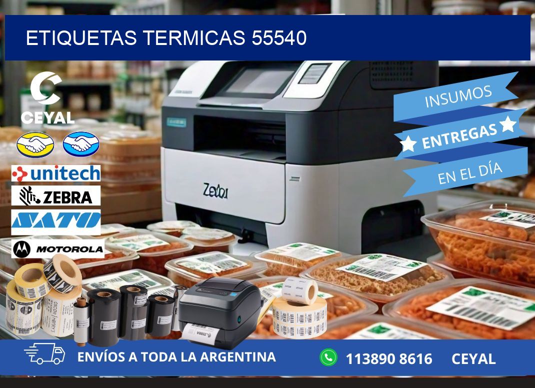 ETIQUETAS TERMICAS 55540