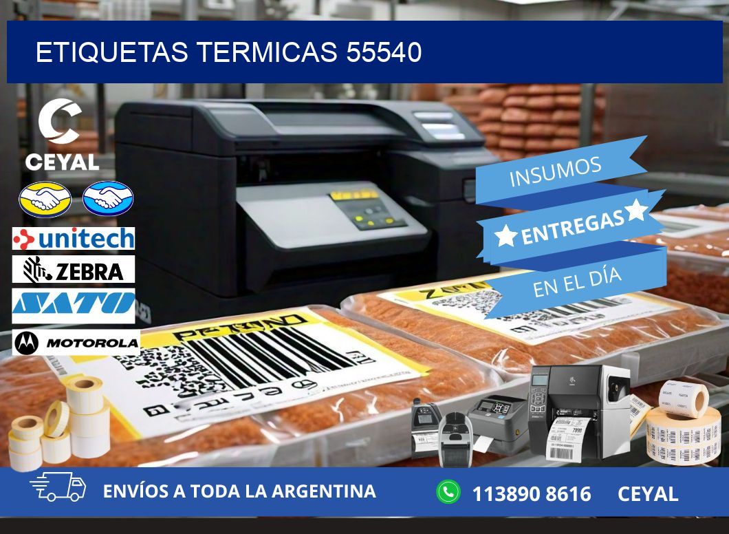 ETIQUETAS TERMICAS 55540