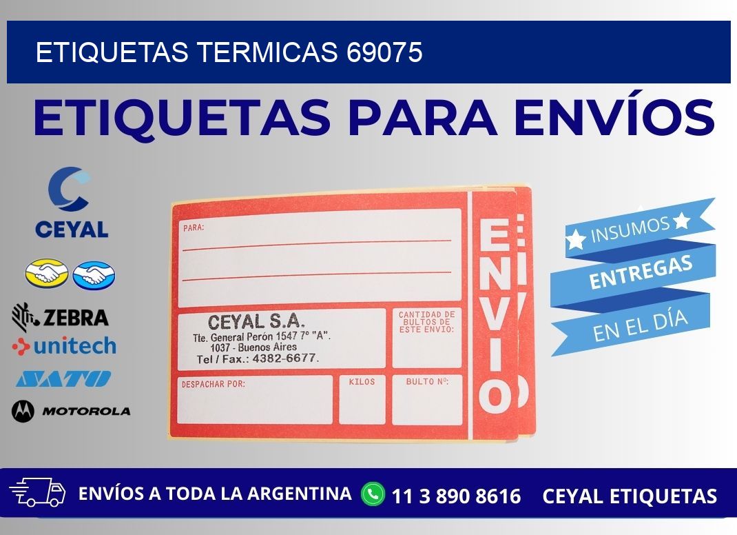 ETIQUETAS TERMICAS 69075