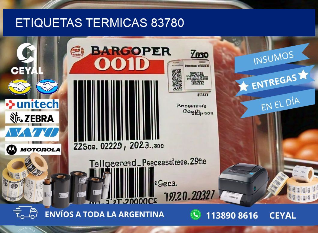 ETIQUETAS TERMICAS 83780