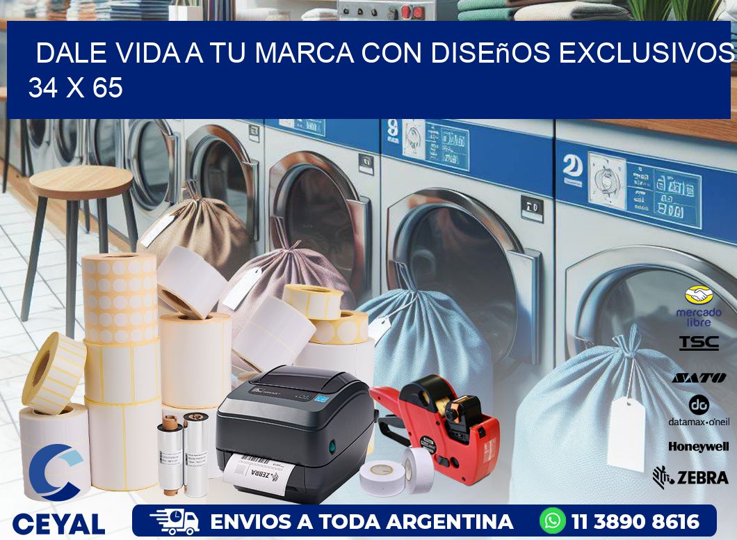 Dale Vida a tu Marca con Diseños Exclusivos 34 x 65