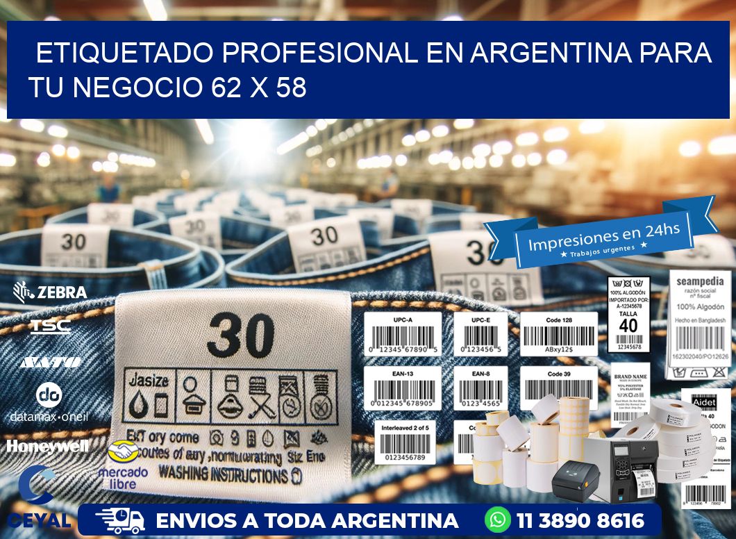 Etiquetado Profesional en Argentina para tu Negocio 62 x 58