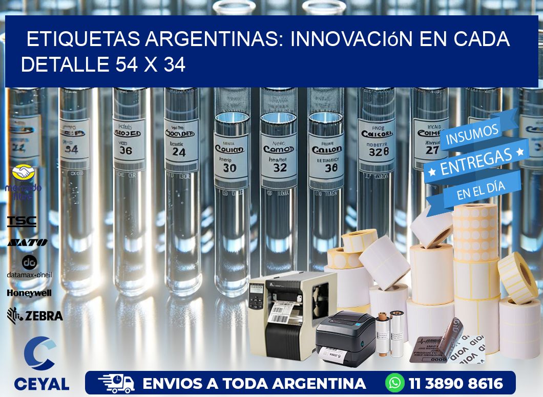 Etiquetas Argentinas: Innovación en Cada Detalle 54 x 34