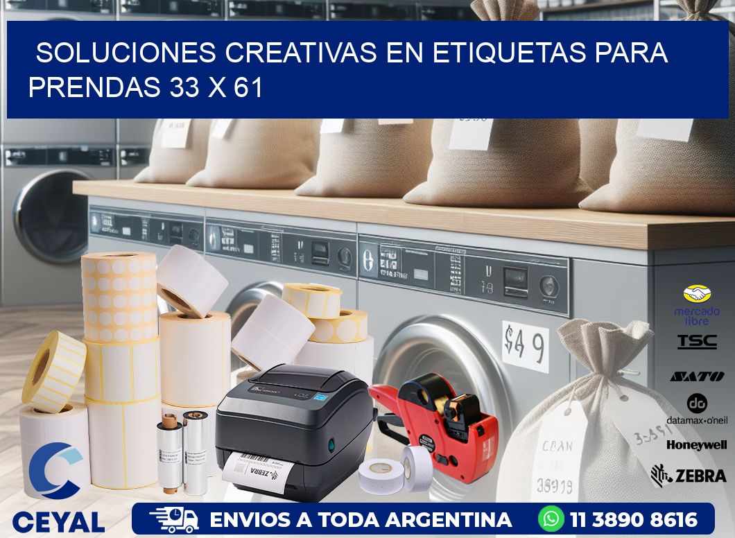 Soluciones Creativas en Etiquetas para Prendas 33 x 61