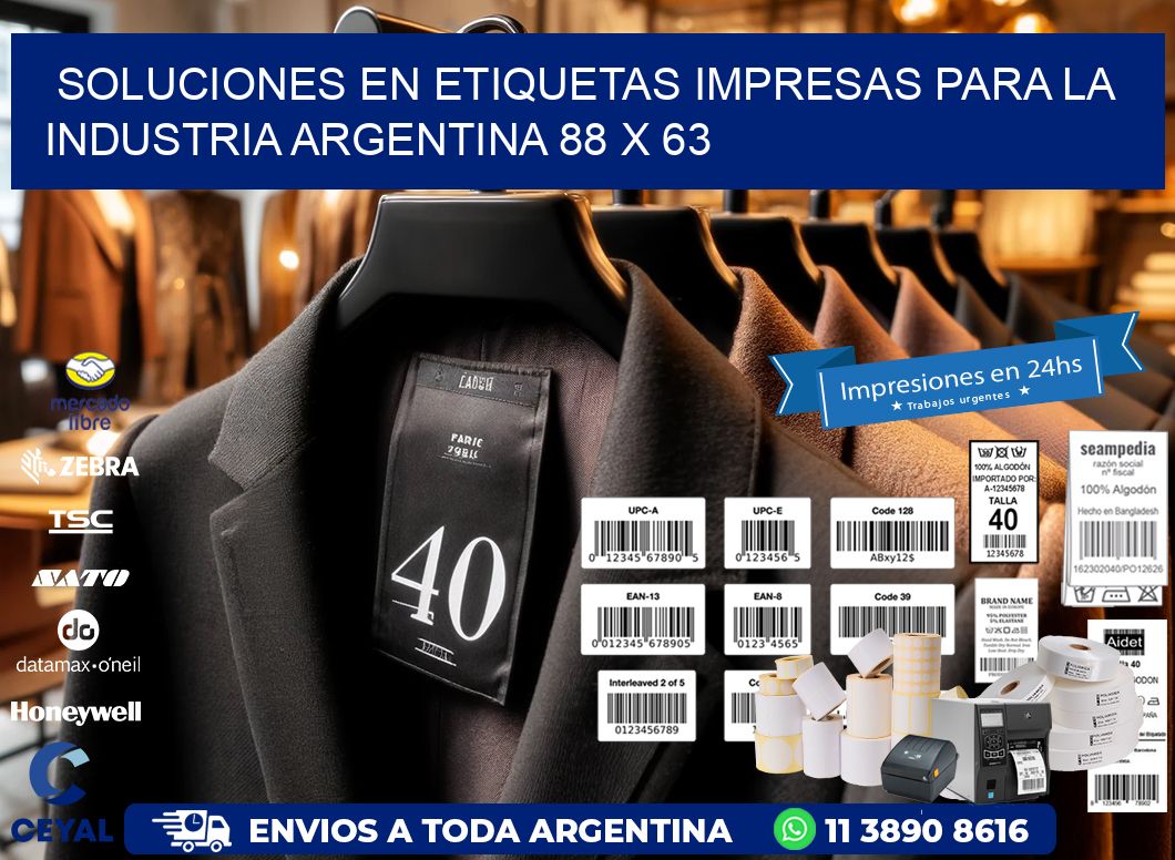 Soluciones en Etiquetas Impresas para la Industria Argentina 88 x 63