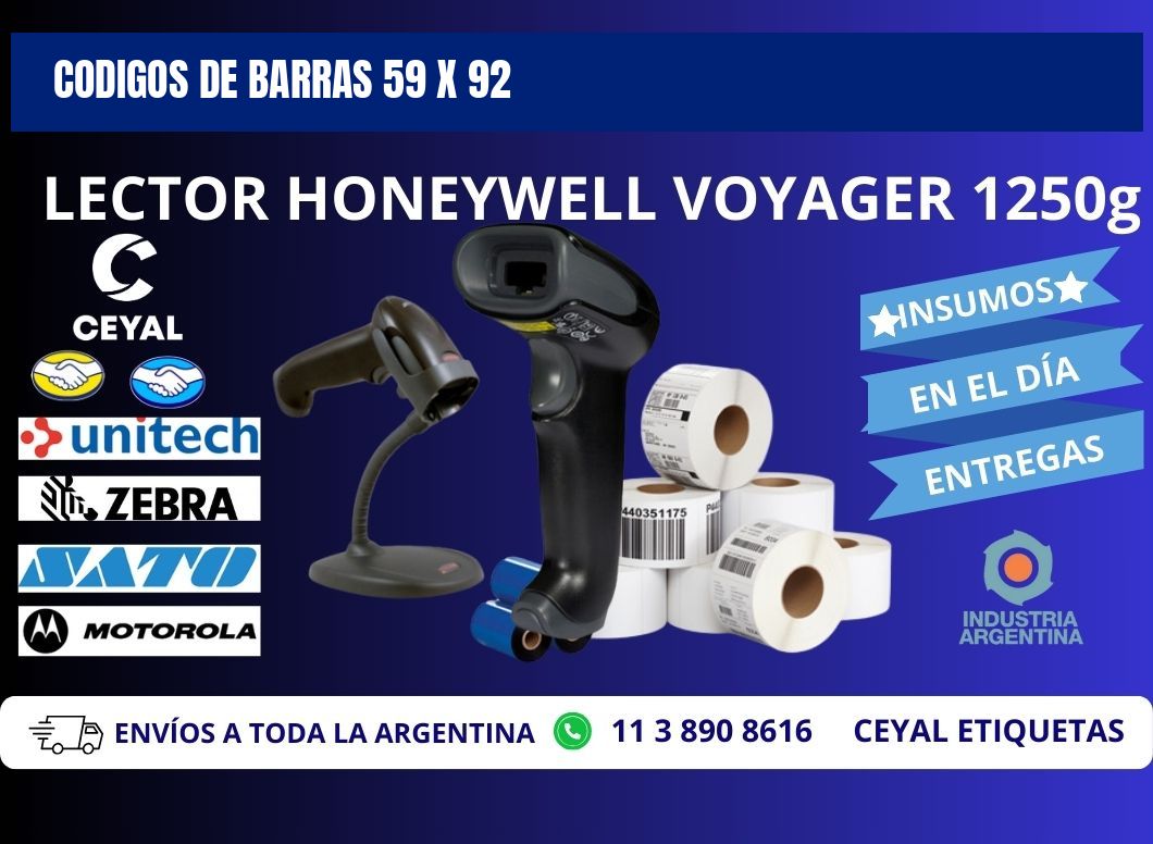 CODIGOS DE BARRAS 59 x 92