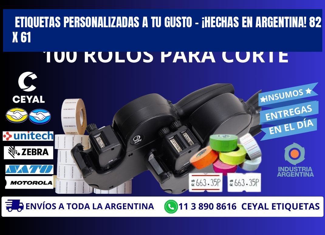 ETIQUETAS PERSONALIZADAS A TU GUSTO – ¡HECHAS EN ARGENTINA! 82 x 61