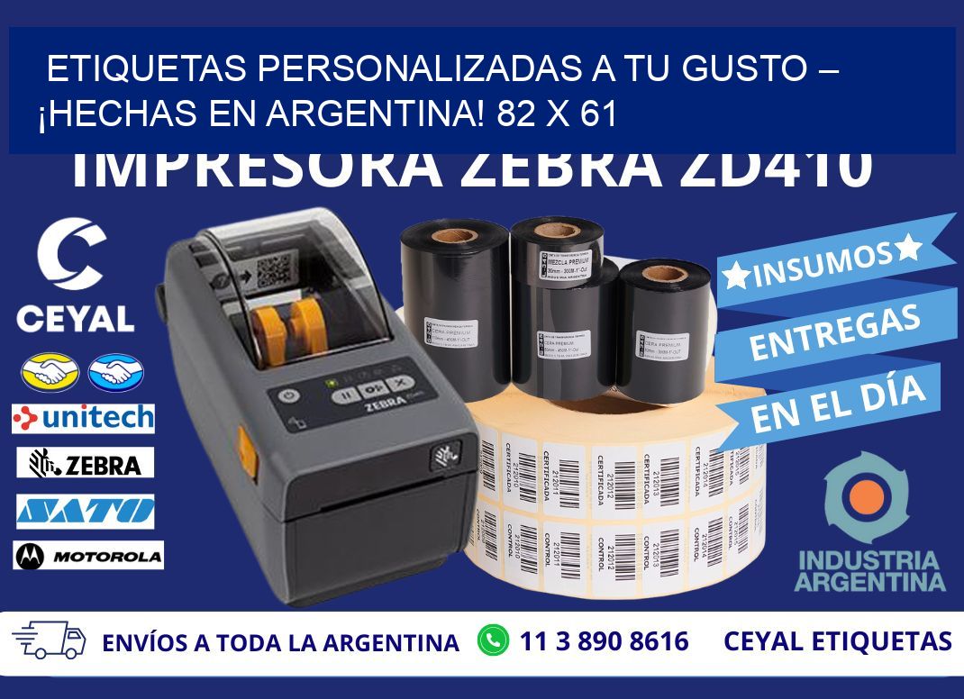ETIQUETAS PERSONALIZADAS A TU GUSTO – ¡HECHAS EN ARGENTINA! 82 x 61